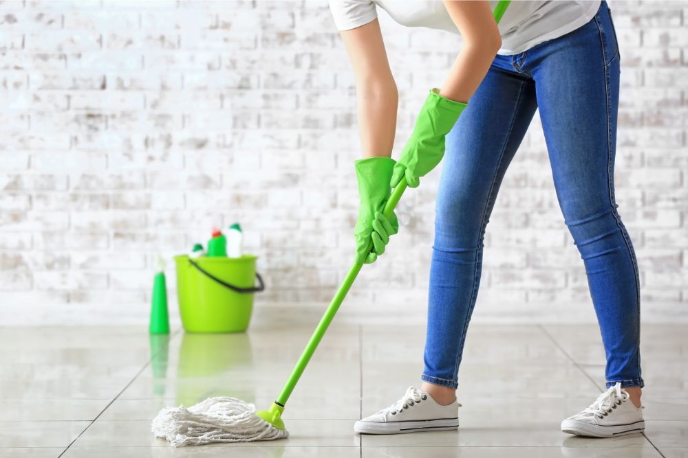 Tile floor cleaning | Green's Floors & More